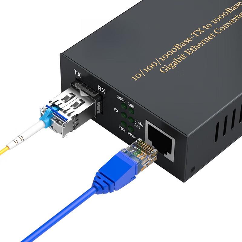Gigabit Single-Mode Fiber Media Converter