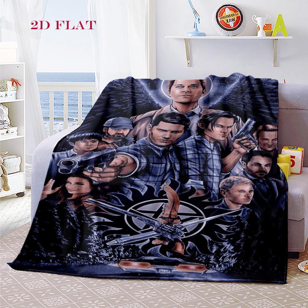 Supernatural Forces Unleashed Blanket Blanket Suitable for All Seasons Bedroom Air Conditioning Blanket Christmas Gifts