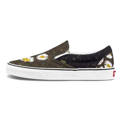 Slip-On Series Variant Daisy Print Casual Low-Top Skate Shoes Unisex Sneakers Black Multicolor VN0A33TB9FV