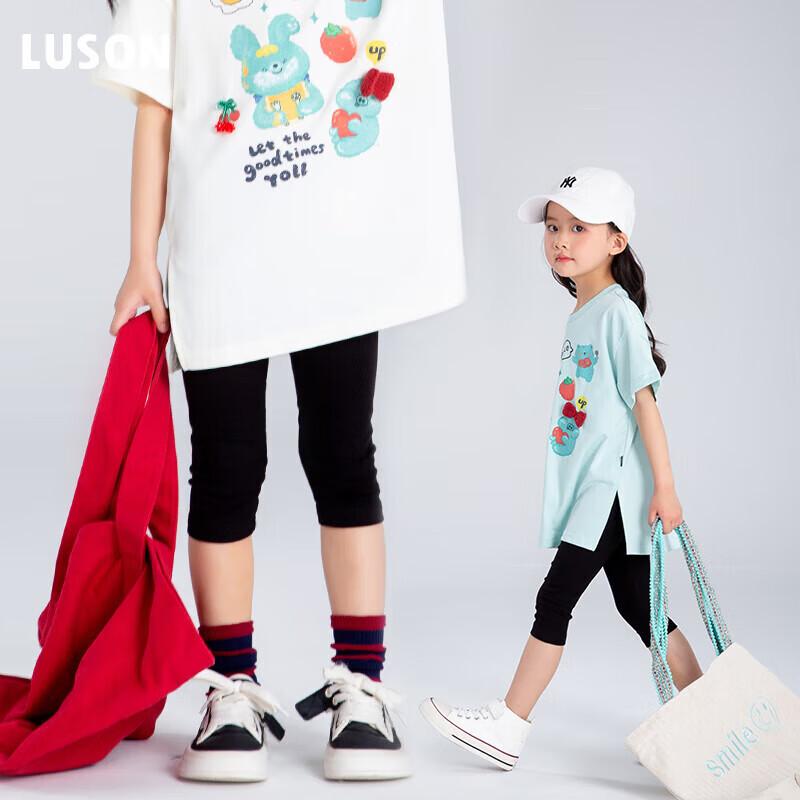 Летние капри-леггинсы для девочек 110/56