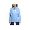 Under Armour Rival Fleece Big Logo Hoodie Women Hoodies Horizon-Blue 1379501-465