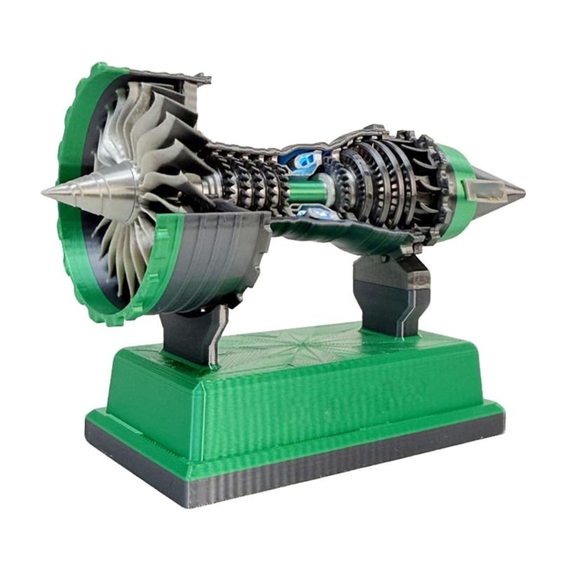 Realistic TR900 Turbofan Engine Aviation Model 3D Printing Toy Perfect for Teen Education & Display Science  Engineering