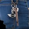 1Pcs Car Emblem Keychain Key Ring Accessories For BMW Mini Cooper F54 F55 F56 R56 R60 SONE Roadster Clubman Coupe
