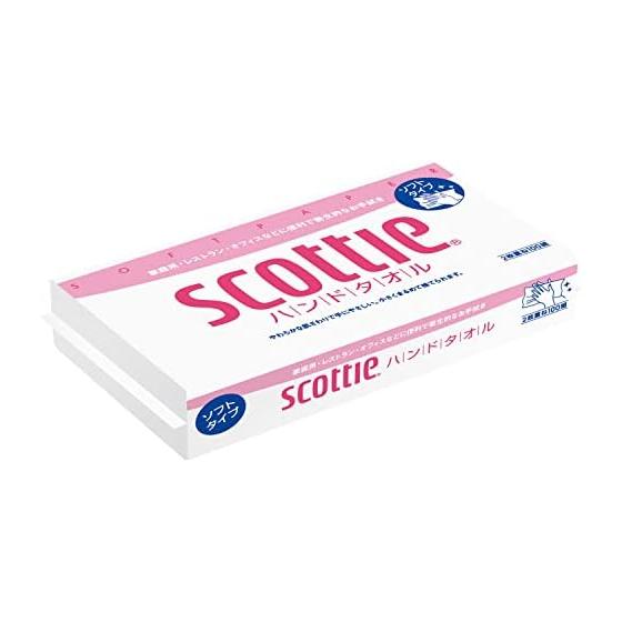 Nippon Paper Crecia Scotty Ручные полотенца 200 листов (100 комплектов) x 60 упаковок 37745