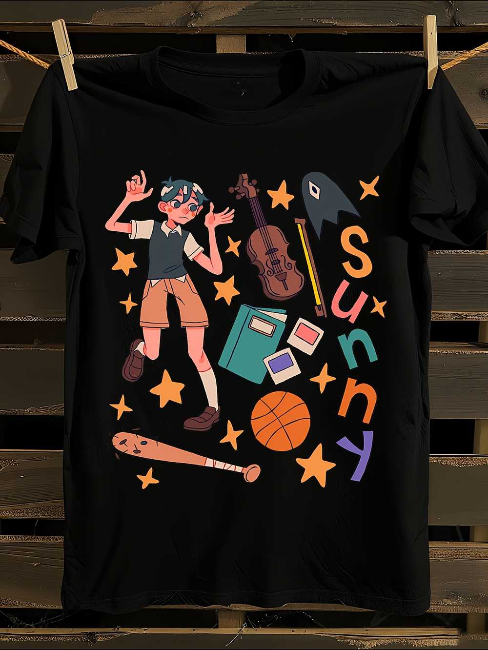 

Игровая футболка Harajuku Omori Аниме XXXXL