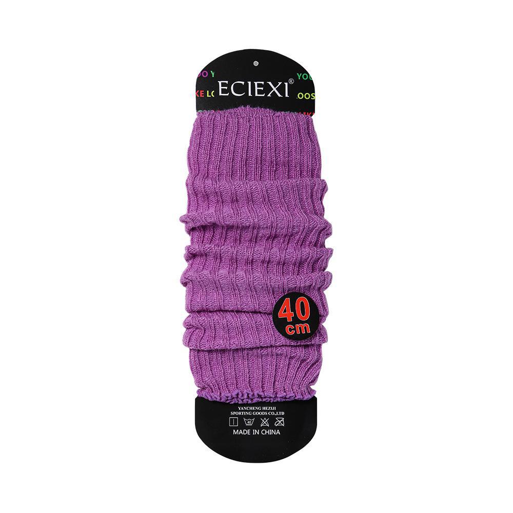 Women's White Knitted Lolita College Style Calf-Length Socks – Warm Spring/Summer Pile Design