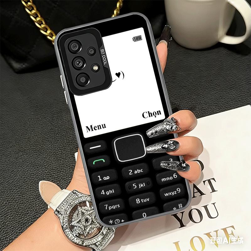 Funny Retro Callphone Shockproof Phone Case for Samsung A17 A16 A15 A14 A37 A57 A36 A56 A26 A35 A55 A25 A34 A54 A24 A13 A23 A33
