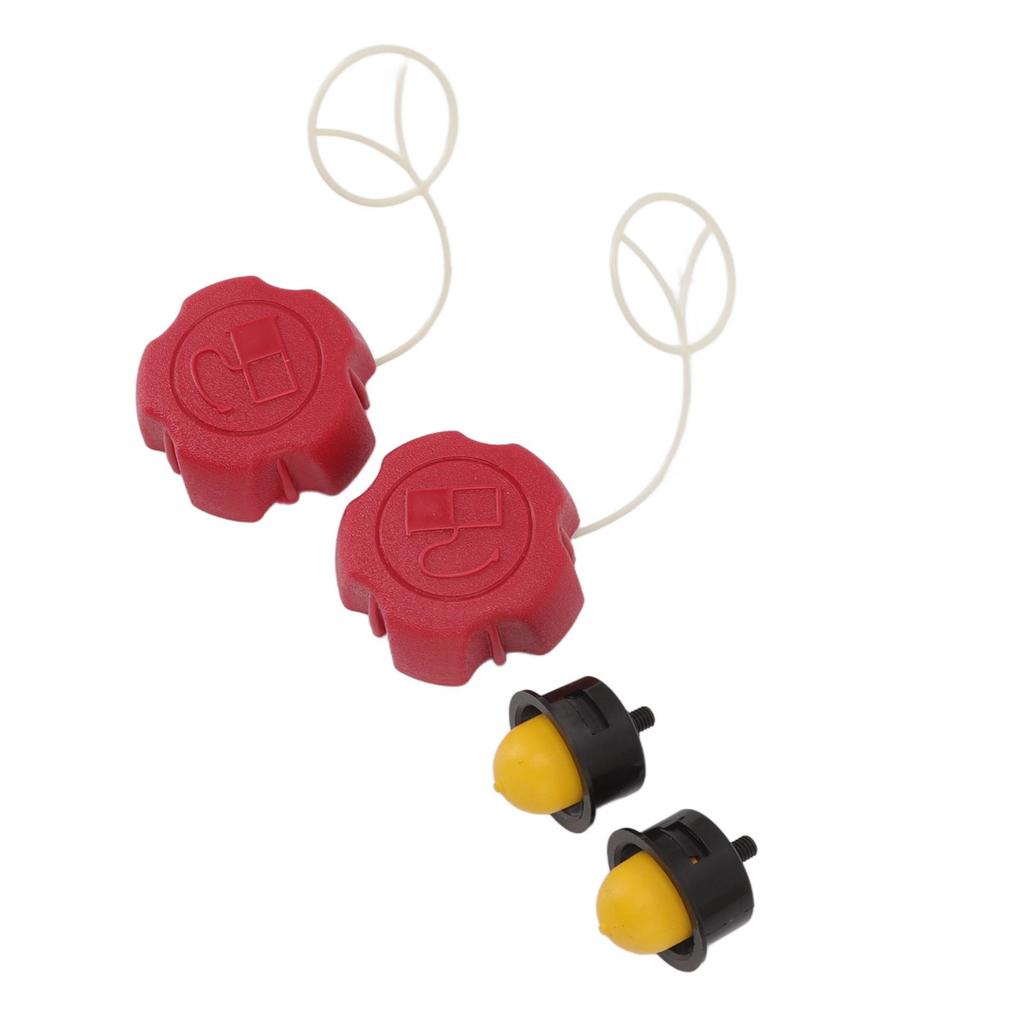 2 Set Lawn Mower Fuel Cap Primer Bulb Replacement Part Kit for Fuxtec FX RM 1630 1855 1860 2055