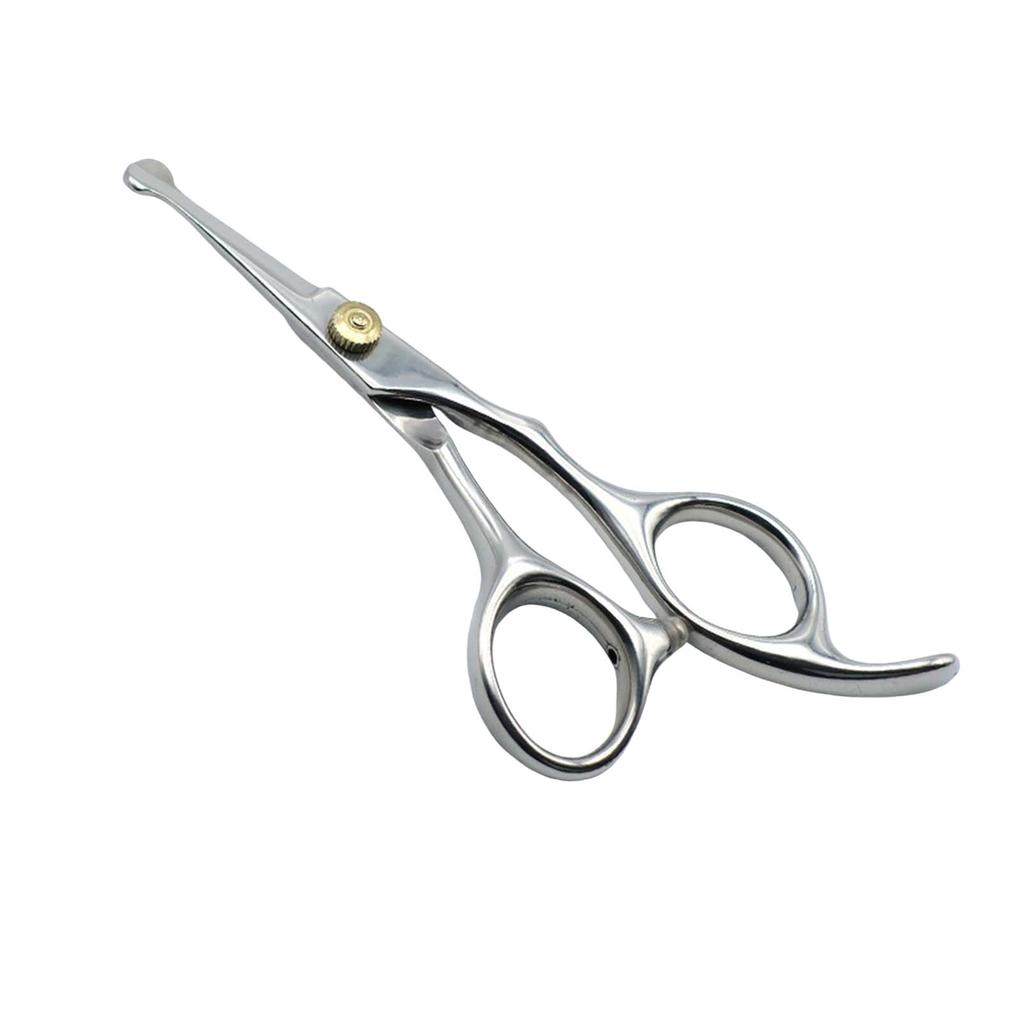 Stainless Steel Round Tip Pet Grooming Scissors With Small Tip 5.0 Dog Accessories Online Shop Fast Shipping