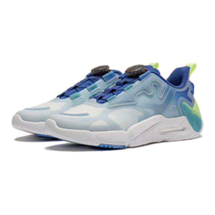 Li Ning Kids Sports Lifestyle Series Comfortable Durable Non-Slip Low-Top Casual Shoes Kids Casual Shoes Blue YKCU010-7
