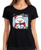 HO NOPE Cute Christmas Penguin Cartoon Kawaii Sweet Funny Women's T-Shirt