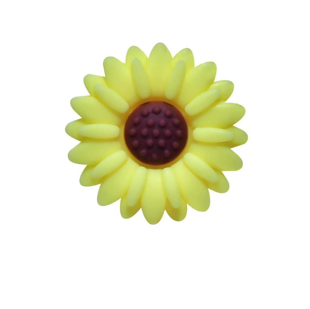 Daisy Flower Silicone Beads for DIY Jewelry & Baby Teether Bracelets