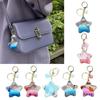 Eye Catching Pentagrams Keychain with Cartoon Animals Star Shaped Bag Pendant Accessories Fashionable Key Decoration