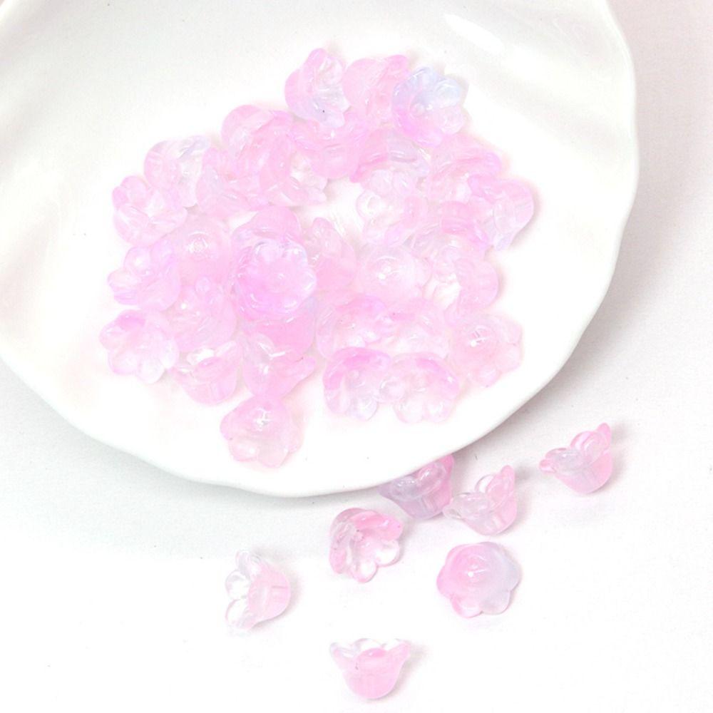 

20pcs Handmade Glass Convallaria Beads Necklace DIY Jewelry Accessory DIY Jewelry