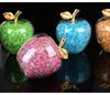 Christmas Crystal Apple Gift for Girlfriend or Wife - Perfect Birthday or Home Decor Piece for Best Friend
