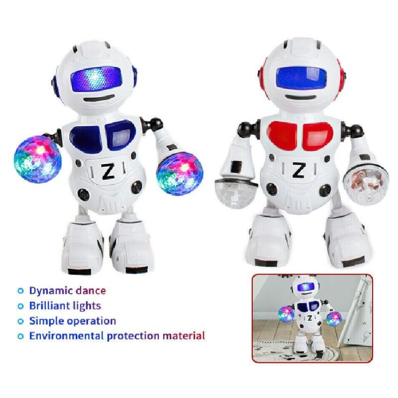 Interactive Musical Dancing Robot Drum Toy For Kids With Colorful Lights And Sounds