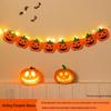 Luminous Halloween Party Pumpkin Bunting Decoration for Mall and Store Events