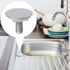Premium ABS Sink Hole Cover Featuring Silver Coating Resistant to Stain and Impact for Long Terms Use in Kitchen Sinks