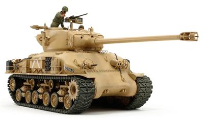Tamiya Militär-Miniaturserie, israelischer Armeepanzer M51 Super Sherman, Plastikmodell 35323, 1/35, Nr. 323