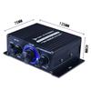 AK170 Mini Digital Power Audio Auto Verstärker Blaues Licht Stereo Audio Verstärker für Heimkino Club Party Musik MAX 200Wx2 Verstärker