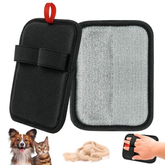 1/2Pcs Pet Hair Removal Glove Brush Reusable Cat Dog Electrostatic Hair Remover Grooming Glove Tools for Clothes Sofas Carpets Car Seats