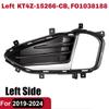 Ac29-For Ford Edge SEL ST For Chrome Front Bumper Fog Light Lamp Cover Bezel -2024 Titanium