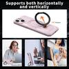 For iPhone 15 Case Compatible with MagSafe Kickstand TPU+PC Phone Cover