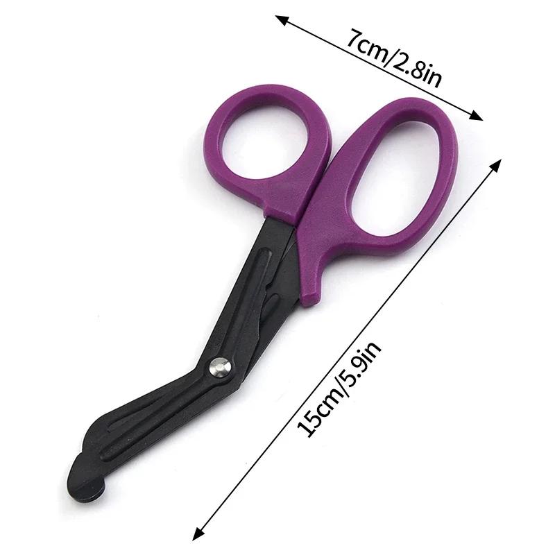 15Cm Medical Scissors Survive Paramedic Medical Rescue Scissor Trauma Gauze Tactical Stainless Steel Shears Survival Rescue