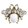 Broches de Alfinete de Broche de Abelha Pérola Moda Strass de Cristal Broche de Peito para Mulheres Presentes Joias Presente de Dia dos Namorados para Esposa