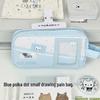 Xiaohongshu Cat Pencil Case: Clear Window, Large Capacity, Stylish Stationery Bag for Students