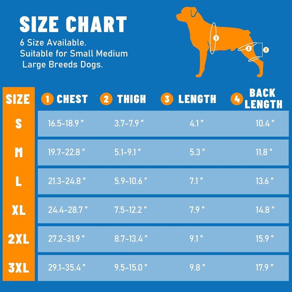 Dog Knee Braces for Back Leg Adjustable Knee Sleeve with 4 Metal Stabilizers Rear Leg Support for Hiking Exercise Outdoor
