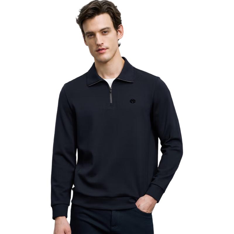 

Мужской свитшот EMZ Ordos из модальной смеси с воротником поло XL