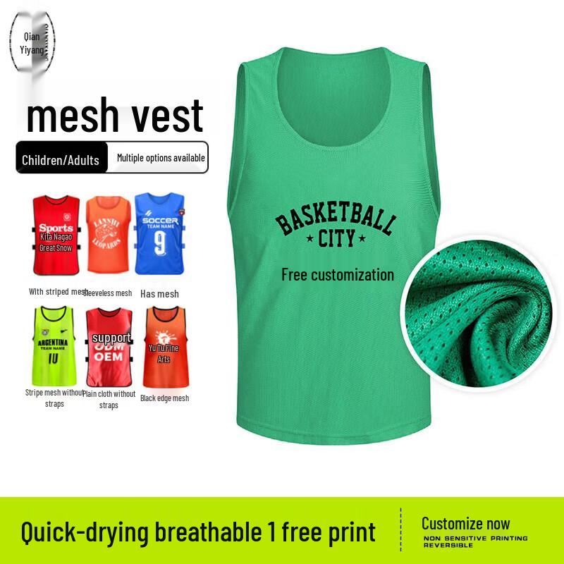 Sports Training Scrimmage Vest for Adults and Kids