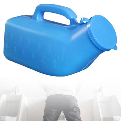 Männliche Pee Flasche Urinal Container mit Deckel Griff Leichte Urinal Männer Töpfchen für