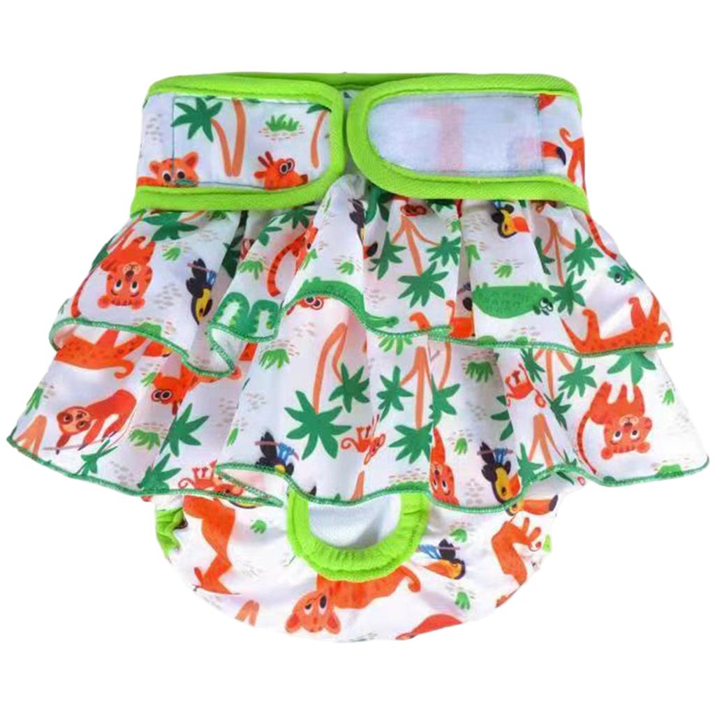 Reusable Female Dog Sanitary Skirt Absorbent Leak- Pet Pants for Large Dogs, Panties for Dogs