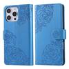 Luxury Fashion Flower Pattern Leather Case For iPhone 16 15 14 13 Pro Max 14 15 16 Plus 16e Business Flip Wallet Card Solt Cover