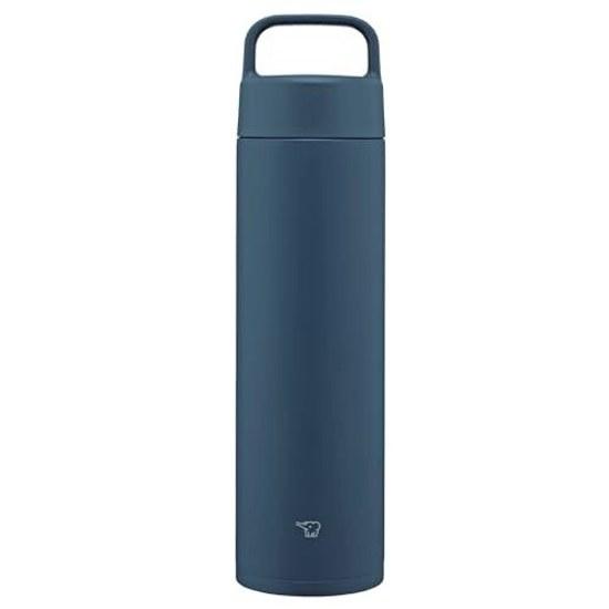 Zojirushi Stainless Steel Mug 650ml Easy Carry Handle Type Dishwasher Safe Seamless Lid Only 2 Points Maintenance Navy SM-RS65-AD