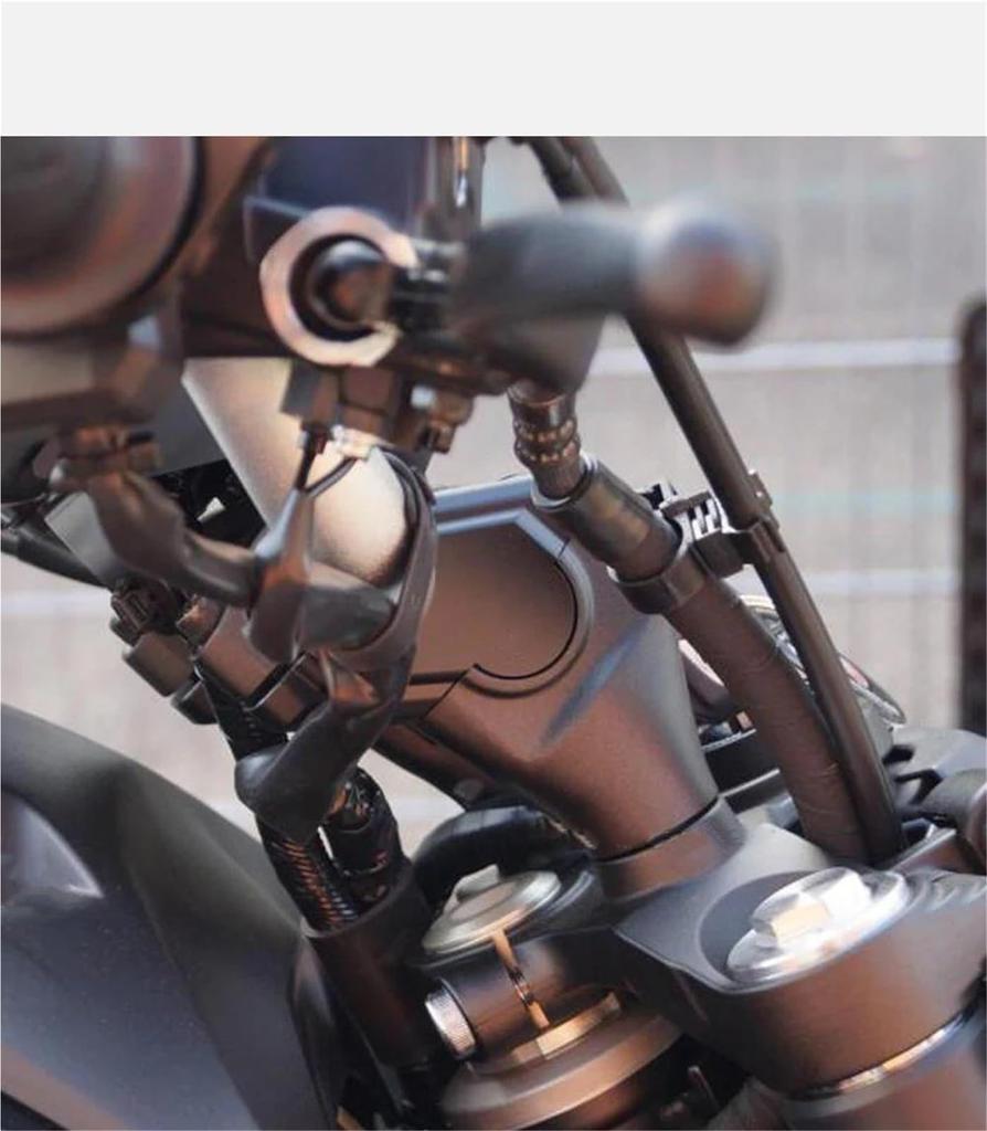 Lenkerstange Passend für Yamaha MT-07 2021-2025 Motorrad Lenkererhöhung Anhebung Erhöhung Versatzversteller Verlängerung