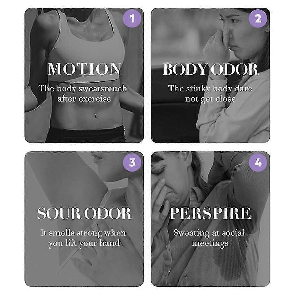 Armpit Antiperspirant Cream Reduce Underarm Sweat Odor Body Odor Refreshing long lasting Fragrance Purifying Deodorant stick-jc