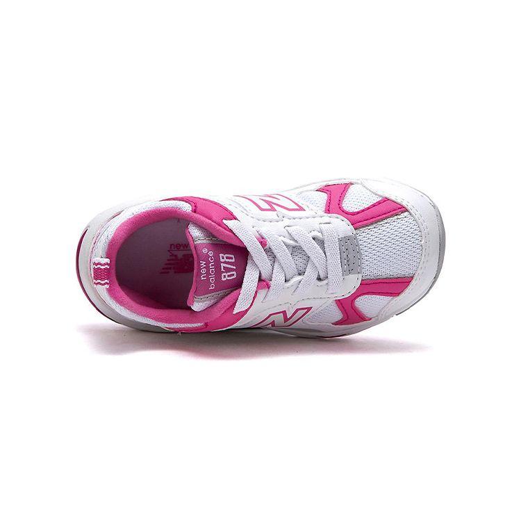 New Balance Nb 878 Casual Comfortable Low-Top Walking Shoes Baby Shoes Pink White IV878AE
