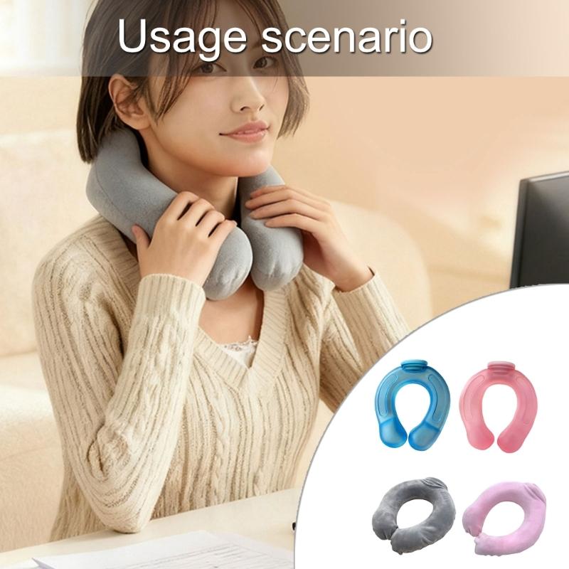 Two Purpose Hot Cold Pack Featuring U Shape Opening And Body Contouring Design For Shoulder Comfort