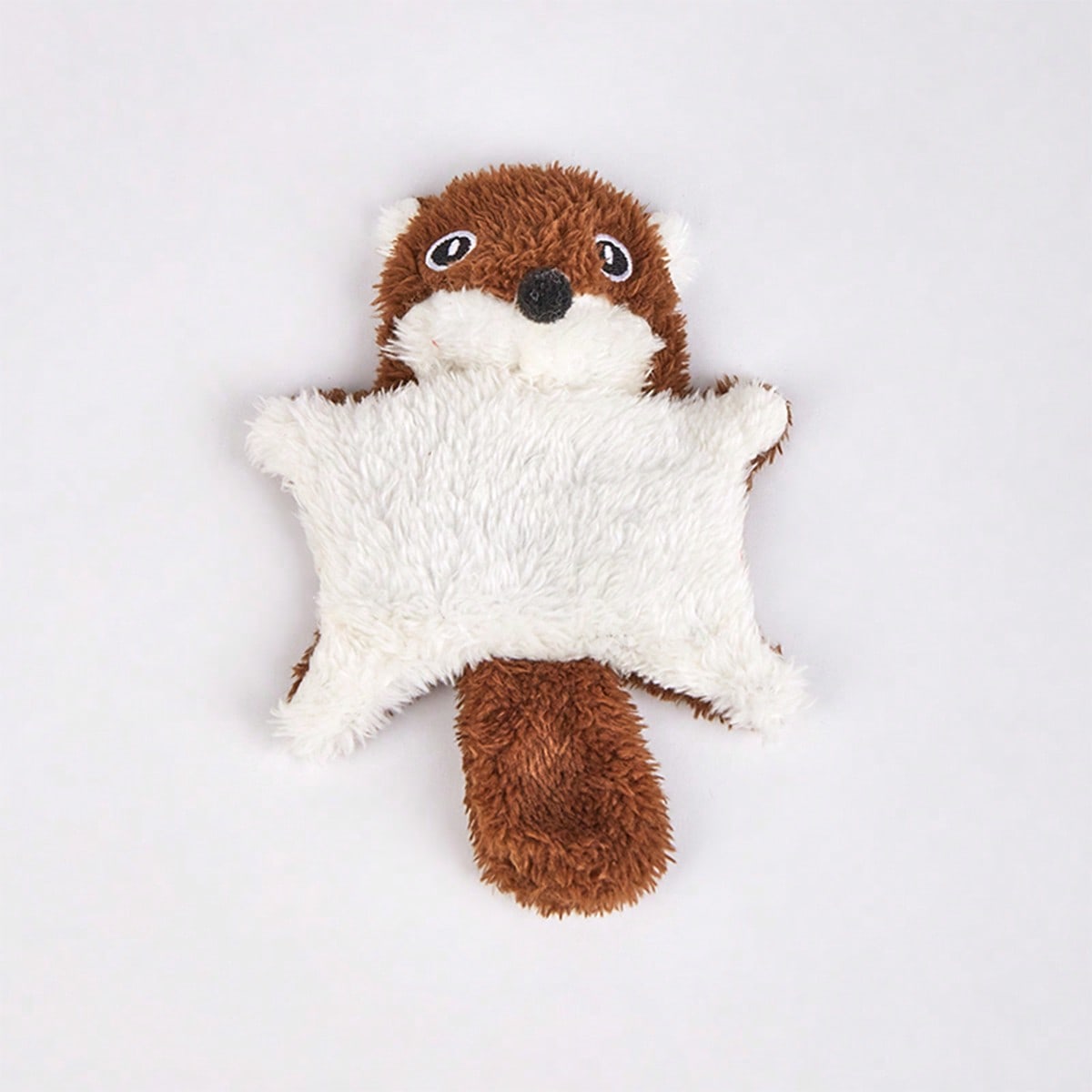 

Игрушки для питомцев - Плюшевая летающая белка с пищалкой, шуршащей бумагой и колокольчиком - Прочная жевательная игрушка для собак - Идеально для домашнего использования коричневый