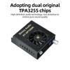 D Sınıfı Amplifikatör 600W+600W TPA3255 Çift Çekirdekli Dijital Güç Amplifikatörü Modülü XY-AP1200K Hoparlör DIY Ses için Fan Soğutmalı