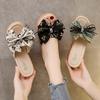 Fashion Slippers Women 2025 New Sweet Bow Ladies Open Toes Summer Sexy High Heel Slippers Woman Slides Platform Wedges Shoes for Women