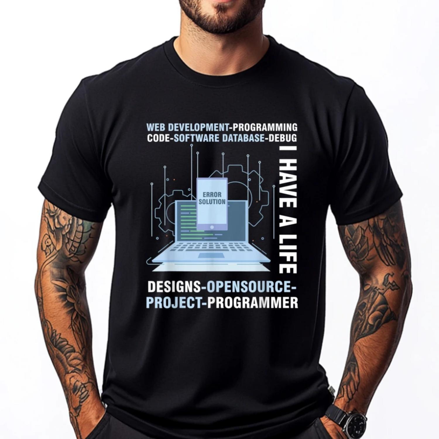 

Pc Web Developer Programmer Error Html Computer Nerd Luxury Clothing Men s Clothing 2025 Figures Camiseta Masculina S чёрный