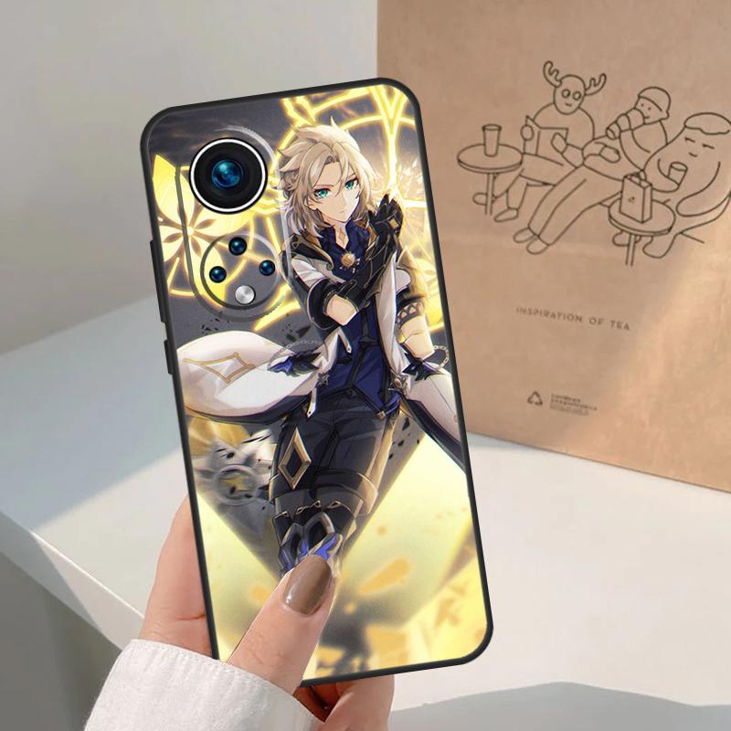 Albedo Genshin Impact Case For Honor Magic 8 Pro 5 6 7 Lite Honor 200 400 Pro X9c X9b X9a X8a X8b 50 70 90 Cover
