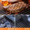 Electric Grill Brush, High Speed Rotating Scrubber with LED Light, Type-C Charging Cordless BBQ Grill Cleaning Brush for Removes Grease