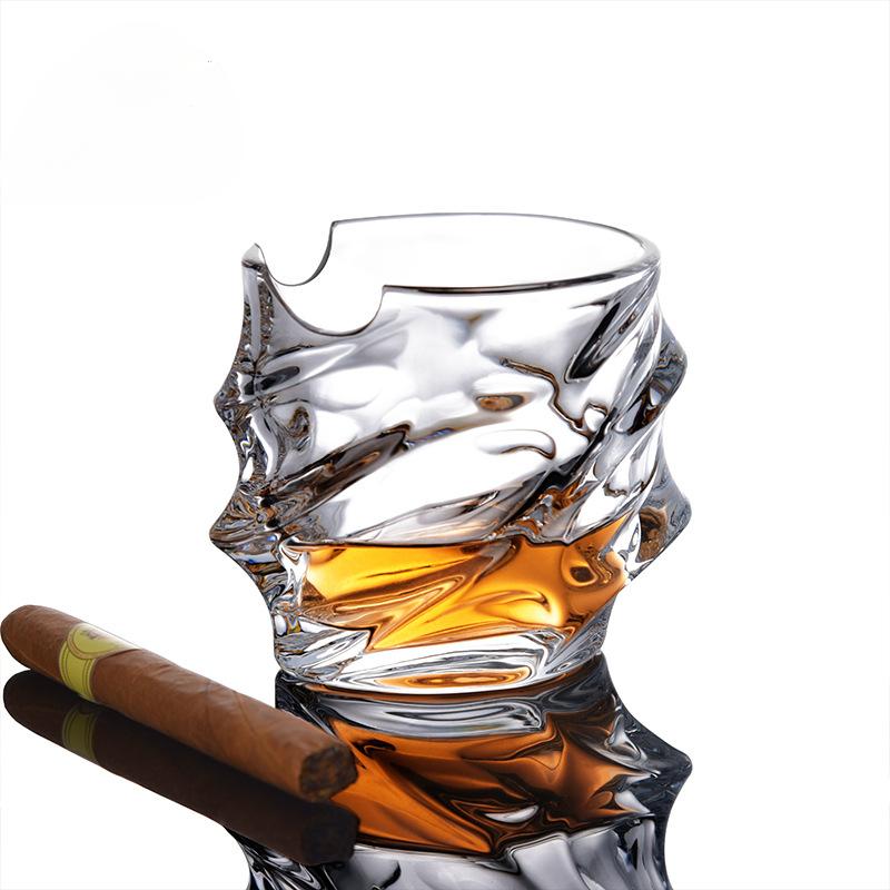 Whiskey Glass Cigar Holder Home Glass Bar Beer Glass Wine Glass High End Business Wine Glasses