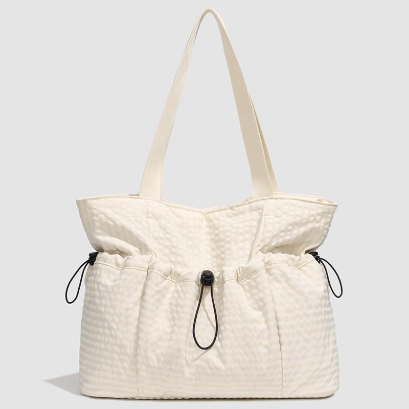 Fashion Plaid Tote Bag With Nylon Material For Casual Daily Use Womens Street Style