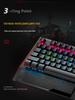 Langtu K1000 Wired Mechanical Keyboard & Mouse Set with Blue/Black Switches - Gaming Esports Laptop Keyboard